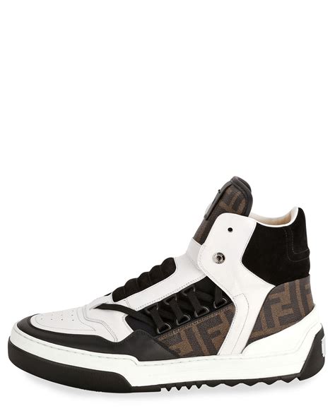 fendi sneakers 2022|saks Fendi high top sneakers.